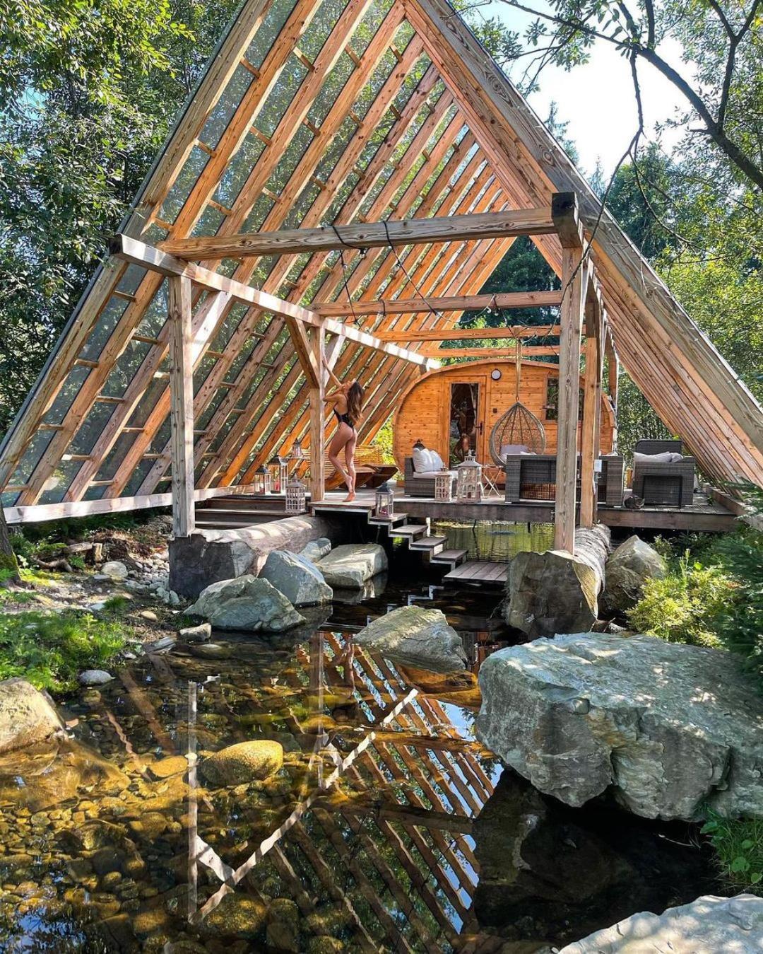 Gorska Osada Luxury Chalets Zakopane Poronin Extérieur photo